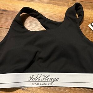 Black Sports Bra